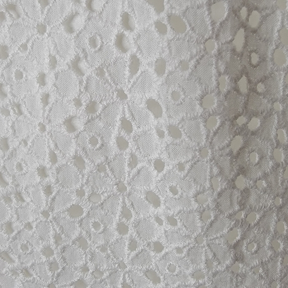 RAG & BONE Eyelet Lace Floral Off Shoulder Dress - Picture 6 of 12